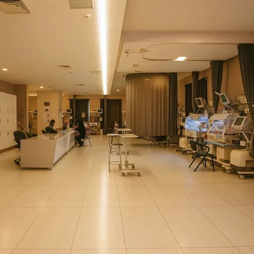 بخش مراقبتهای ویژه نوزادان (NICU) و بزرگسالان (ICU)